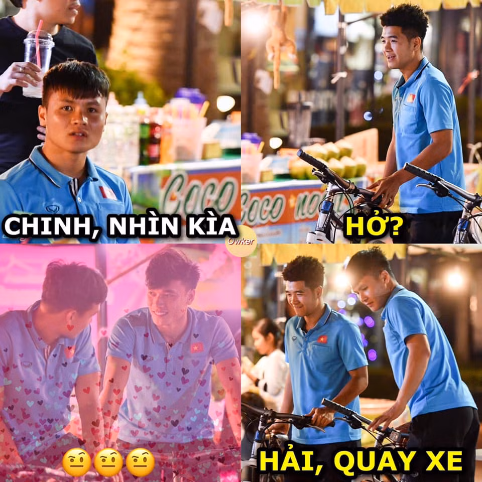 Chẳng làm gì nhưng một ngày, Quang Hải phải quay xe hàng trăm lần theo tiếng gọi của cộng đồng mạng. Cứ đi quay xe như chong chóng thế này thì làm gì còn thời gian để luyện tập trước khi mùa giải V-League khởi tranh lại nữa.