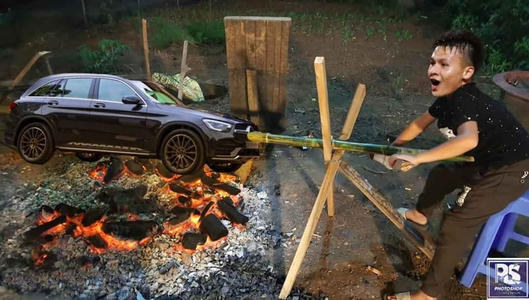 Cách đây không lâu, Quang Hải đã sắm một chiếc xe sang trị giá 2,4 triệu đồng. Xe chưa kịp đi nóng máy, anh đã liên tục phải quay xe là câu nói đùa trên mạng của nhiều người.