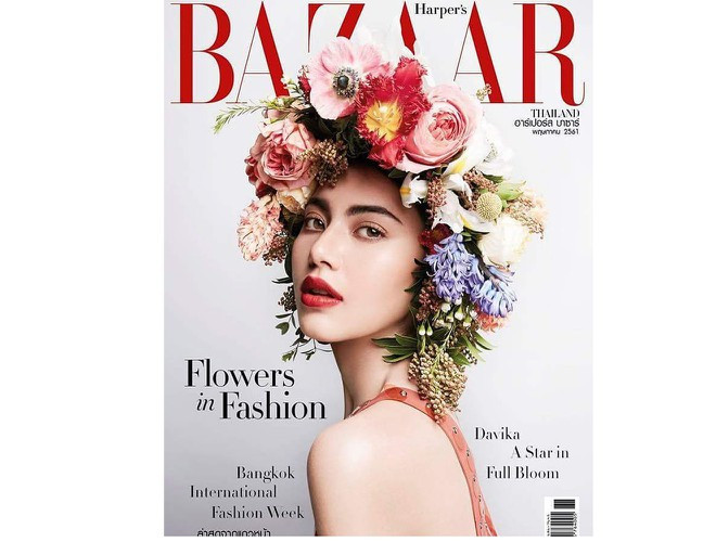 Mai Davika đã không ít lần xuất hiện trên trang bìa của những tạp chí uy tín