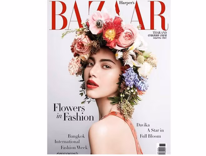 Mai Davika đã không ít lần xuất hiện trên trang bìa của những tạp chí uy tín