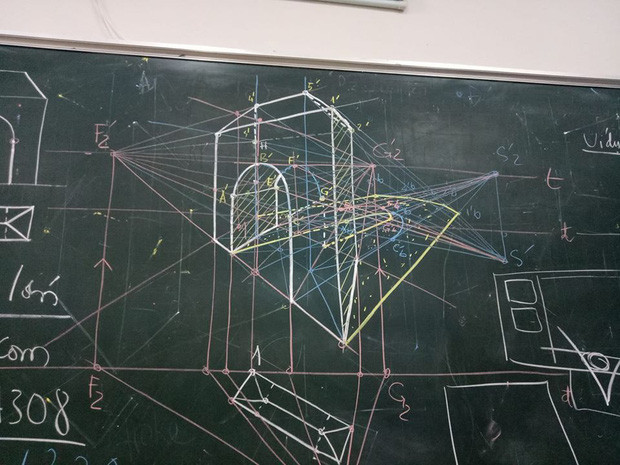 Đối với học sinh khối A đã vậy, môn hình học không gian với khối C lại càng là một cơn ác mộng kinh hoàng khiến học sinh phải khóc thét.