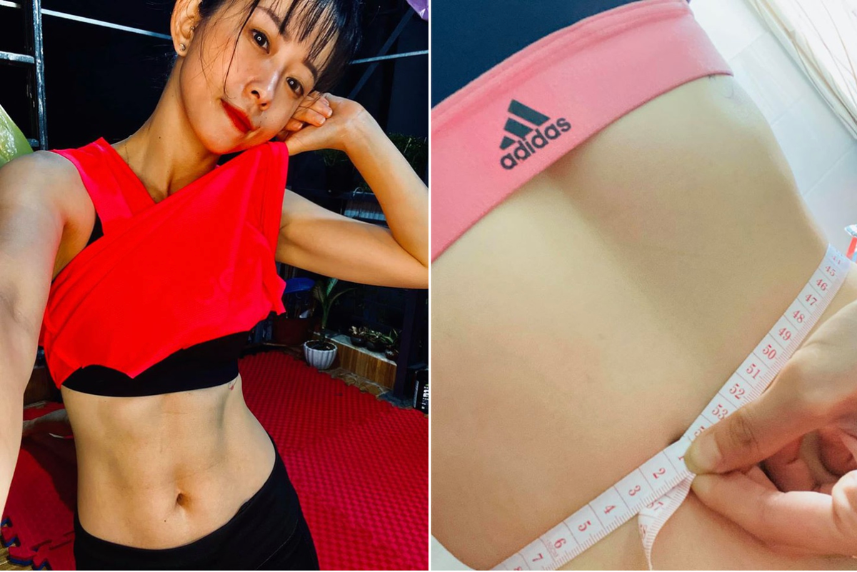 Hot girl taekwondo Châu Tuyết Vân khiến dân mạng ngưỡng mộ khi khoe hình ảnh "vòng eo con kiến" 54 cm trên trang cá nhân. Dù không thể tập trung cùng đội tuyển taekwondo, cô và đồng đội vẫn tập luyện online mỗi ngày trong mùa dịch. Nhờ vậy, cô nàng vẫn giữ được thân hình săn chắc, đặc biệt cơ bụng 6 múi khiến nhiều người ghen tỵ.