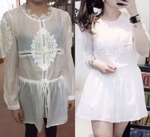 Bài học cho những cô gái mua hàng trên mạng là nên xem xét thật kỹ đánh giá của các khách hàng trước và đừng ham rẻ, của rẻ chưa chắc là của ôi nhưng cua ôi thì chắc chắn rẻ.