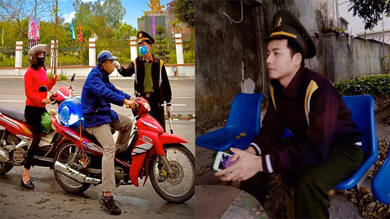 Hiện, Xuân Sơn đang công tác tại một đơn vị công an thuộc tỉnh Quảng Ninh.