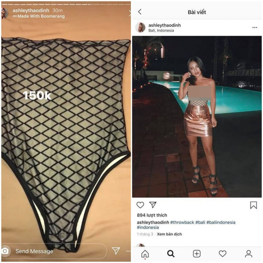 Dân mạng chỉ ra nhiều bằng chứng cho thấy những quần áo Thảo Đinh đăng bán đều đã qua sử dụng và được cô nàng ít nhất 1 lần khoe trên trang cá nhân.