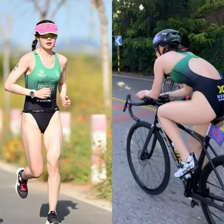 Trang phục bó sát và thiếu vải khiến những bộ phận cơ thể của Feng Jingshuang trở nên phản cảm khi cô vận động, đặc biệt là lúc đạp xe. Khi đó, nhiều người cho rằng Feng cố tình mặc như vậy để thu hút sự chú ý.