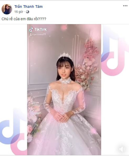 Hành động này của Thanh Tâm "bắp cần bơ" khiến nhiều người cho rằng cô nàng sắp lên xe hoa, và danh tính của chú rể lập tức trở thành một ẩn số được nhiều người kiếm tìm.