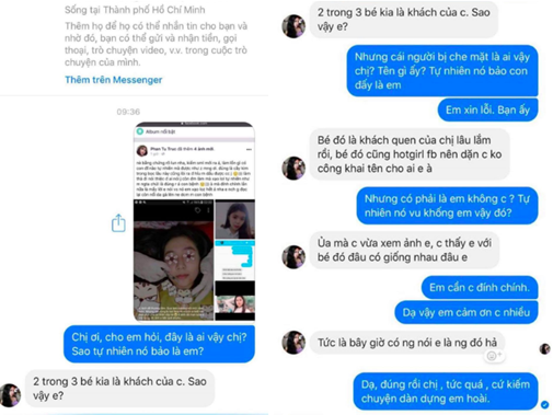 Dù ngay sau đó hot girl 10X phản pháo bằng đoạn tin nhắn với chủ spa, nhưng đa số dân mạng đều không tin lời giải thích này.