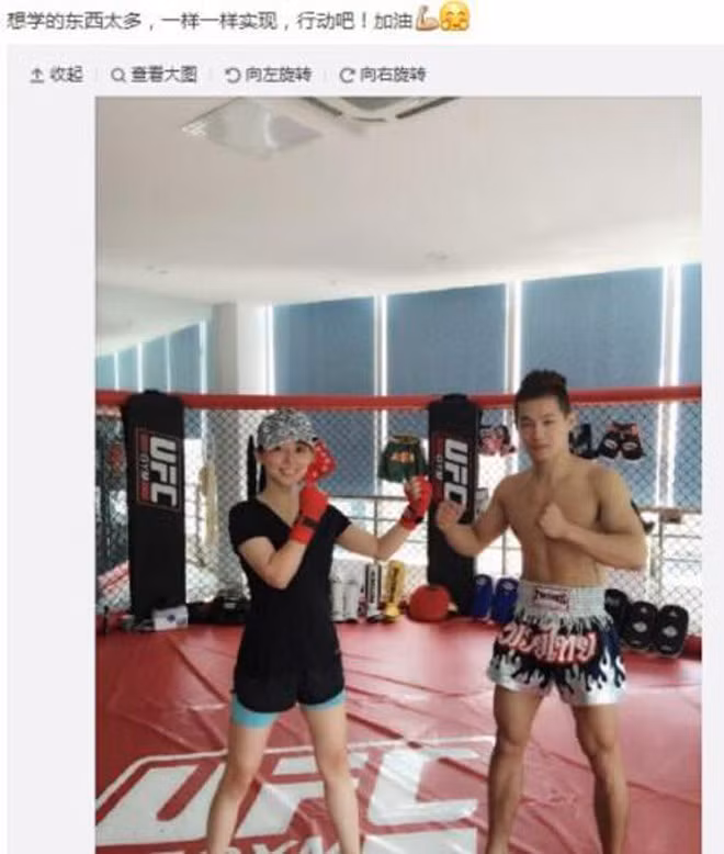 Nữ VĐV 38 tuổi cũng sẵn sàng xỏ găng lên sàn đấu võ