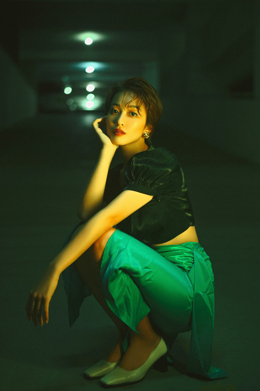 Khuôn mặt thanh tú của Khả Ngân từng giúp cô lọt vào đề cử Top 100 gương mặt đẹp nhất Châu Á.