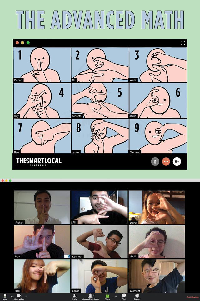 HÌnh ảnh số thứ tự được thực hiện bằng bàn tay cũng rất sáng tạo