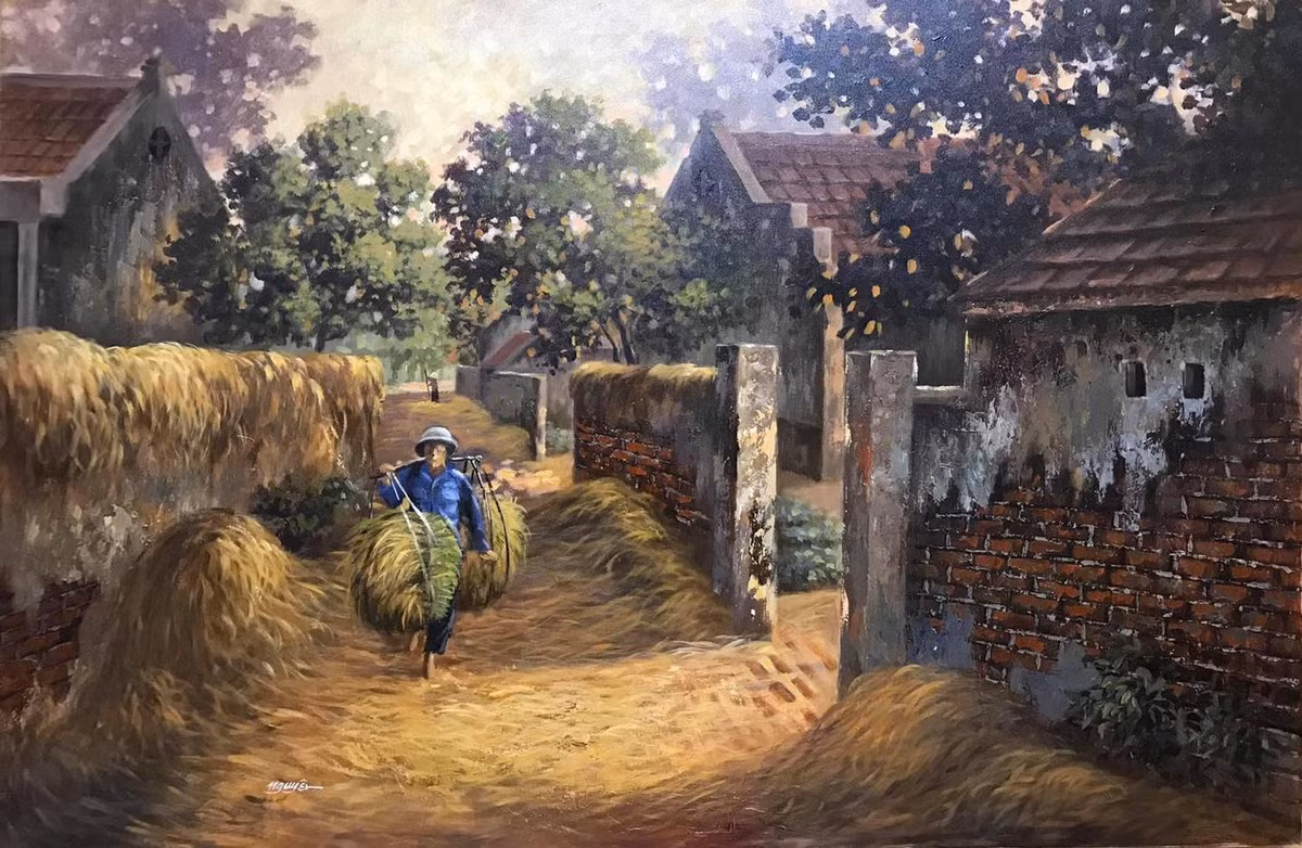 Làng quê đang dần thay áo mới nhưng những hình ảnh giản dị, những mảnh ký ức thân thuộc ấy sẽ mãi in sâu trong trái tim những đứa nhỏ đã lớn.