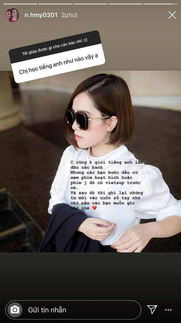 Khi được hỏi về cách học tiếng Anh của mình, bạn gái tin đồn của Quang Hải không ngần ngại chia sẻ kinh nghiệm của bản thân. Thế nhưng ngay sau đó, việc này đã khiến dân mạng tranh cãi dữ dội.