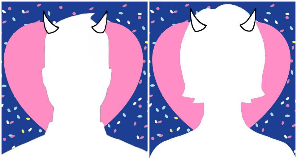 "Ảnh đôi cho những người hay bị cắm sừng", "Sừng thủ vào cop ảnh này vừa hợp trend lại đỡ lộ khuôn mặt đáng thương nhé" - Dân mạng hài hước bình luận đôi ảnh "mọc sừng" bực hợp trend avatar giấu mặt.