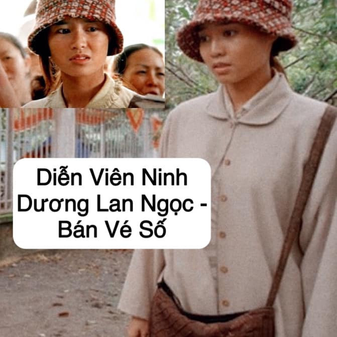 Ngọc nữ Ninh Dương Lan Ngọc bị đồng nghiệp BB Trần gán cho nghề bán vé số dạo.