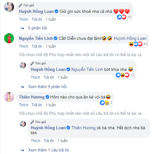 Là một người cực kỳ chăm chỉ đi "bình luận dạo" trên Facebook của bạn gái thế nhưng Tiến Linh cũng đã không còn tương tác với Huỳnh Hồng Loan một tuần trở lại đây.