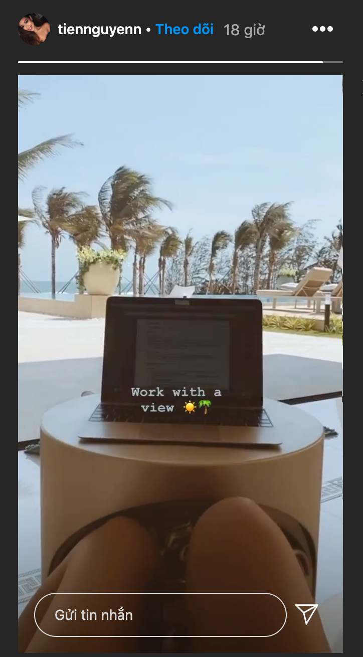 Đang cách ly tại nhà riêng nhưng rich kid Tiên Nguyễn vẫn chăm chỉ làm việc. Sau khi khỏi bệnh, cô nàng chính thức tiếp quản quỹ từ thiện của tập đoàn IPP.