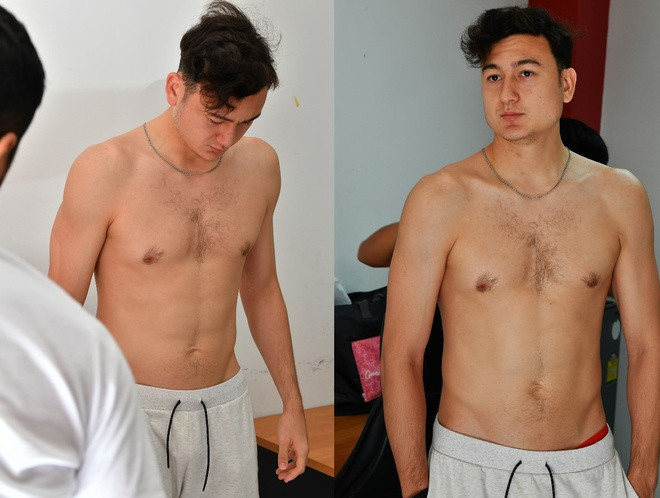 Trong lần khám sức khỏe định kỳ của CLB Muangthong United (Thái Lan) hôm 13/6, người hâm mộ phát hiện thủ môn Đặng Văn Lâm không còn cơ bụng săn chắc.Thời gian qua, thủ thành sinh năm 1993 tập luyện cùng đội bóng Thái, chưa thi đấu do Thai League tới tháng 9 mới khởi tranh trở lại.