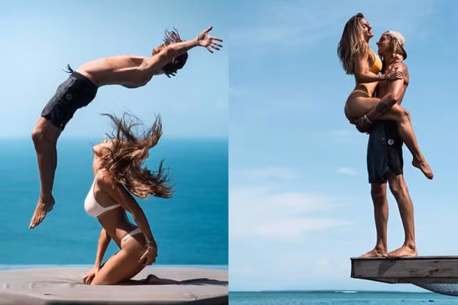 Kody Workman - Kelly Castille là cặp blogger sở hữu tài khoản @positravelty có gần 200.000 lượt theo dõi trên Instagram. Bên cạnh loạt ảnh du lịch chất lượng, được đầu tư, Kody và Kelly thường xuyên gây tranh cãi bởi tạo dáng nguy hiểm trong nhiều bức hình.