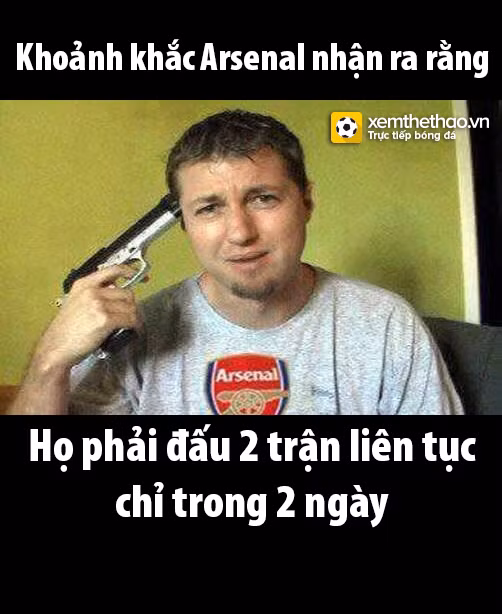Arsenal liên tục rơi vào tình trạng thâm hụt lực lượng. Những ca chấn thương đến với CLB này liên tục. Có thể nói thời điểm hiện tại, Arsenal bị khủng hoảng về lực lượng và lịch thi đấu quá dày làm họ kiệt sức.