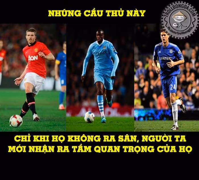 Carrick, Toure, Matic là 3 tiền vệ trung tâm của 3 đội bóng đang đứng đầu Premier League. Họ là sự khác biệt lớn nhất giữa top 3 và những đội bóng còn lại tại giải đấu khắc nghiệt nhất hành tinh này.