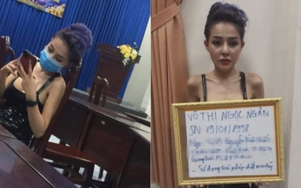 Sau khi Ngân 98 bị bắt vì dương tính với ma túy, những hình ảnh tại cơ quan chức năng của cô nàng được lan truyền khắp nơi. Thậm chí, có người còn sử dụng những bức hình này để spam trên trang cá nhân của hot girl Bình Định.