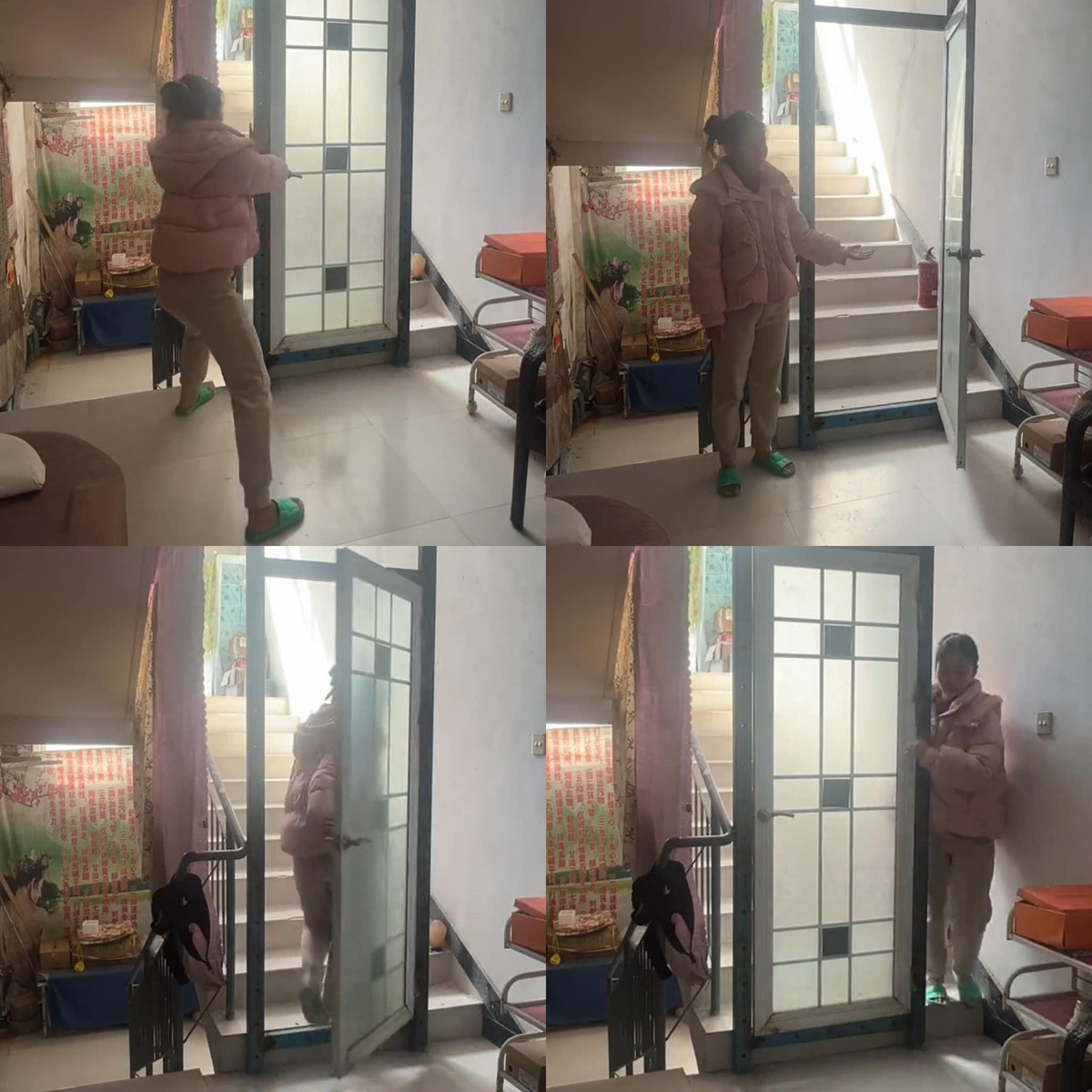 Cánh cửa với công dụng làm đẹp cầu thang