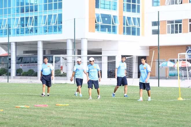 U23 VN gap kho nhung van cuoi voi bai tap bat vong