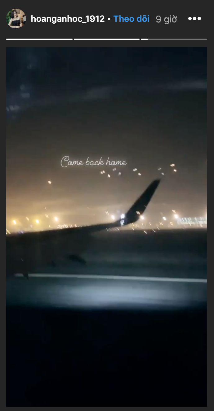 Ngay sau khi tiễn bạn trai về CLB, Hoàng Anh cũng rời Philippines về nước.