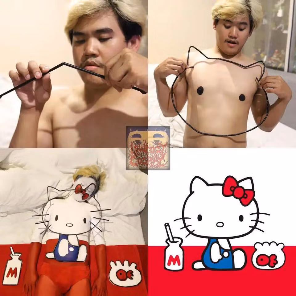 Không theo phong cách cosplay để cho người khác trầm trồ khen ngợi, Anucha Saengchart nổi tiếng bởi những kiểu hoá trang siêu lầy, thậm chí gây ám ảnh cho người xem.