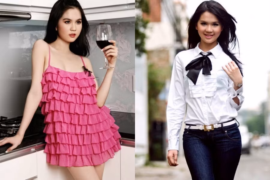 Thời điểm đó "nữ hoàng nội y" vẫn được đánh giá cao bởi sở hữu body khá thon gọn. Tuy nhiên, qua thời gian Ngọc Trinh càng đẹp hơn nhiều.