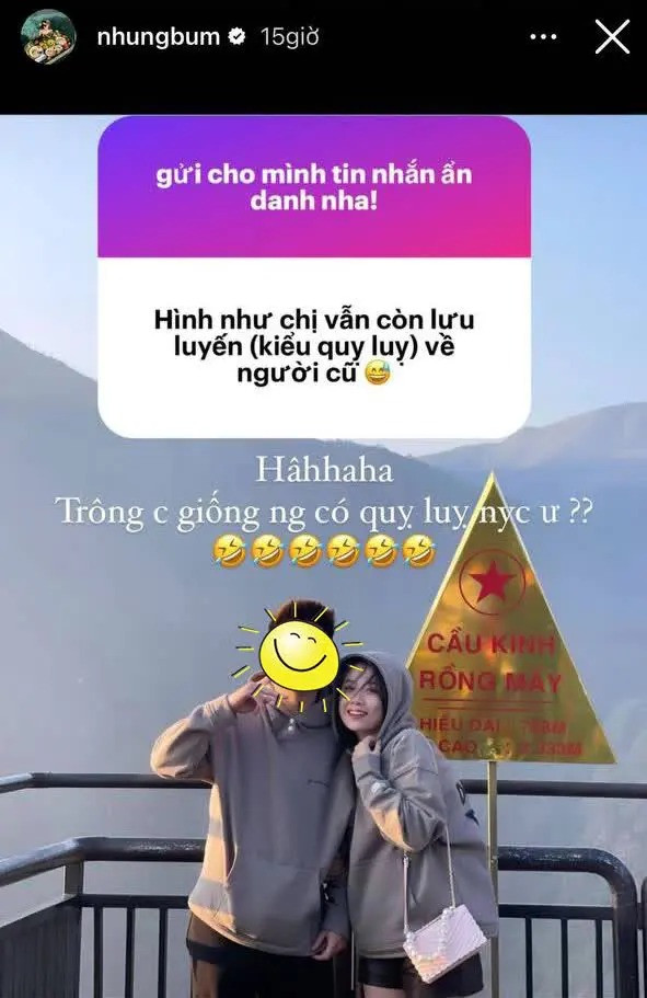 Từ đó đến nay đã gần 3 năm, Văn Toàn vẫn lẻ bóng một mình. Còn Nhung Bum hiện đã có người yêu mới. Cô nàng thường xuyên khoe khoảnh khắc hẹn hò hạnh phúc cùng bạn trai hiện tại.