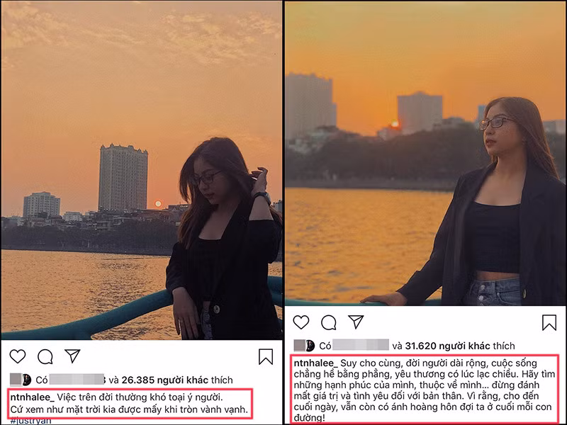 Hot girl Quảng Nam luôn đăng tải những dòng trạng thái dài dằng dặc đầy ẩn ý về việc mọi chuyện diễn ra không đúng mong muốn, tình yêu cuối cùng không thuộc về cô.