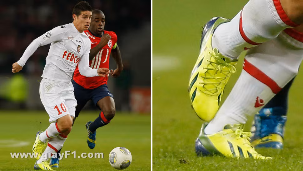 Sau thời gian thi đấu ấn tượng trong màu áo của Porto, James rời CLB của Bồ Đào Nha này với số tiền 45 triệu Euro và bến đỗ tiếp theo của anh là CLB Monaco cùng với một mẫu giày đá bóng Adizero F50 mới. Sau khoảng 34 trận ra sân trong màu áo Monaco, Jame lại xách balo để tới Brazil vào Worldcup 2014 và anh cũng không biết được rằng mình sẽ không quay trở lại Pháp nữa.