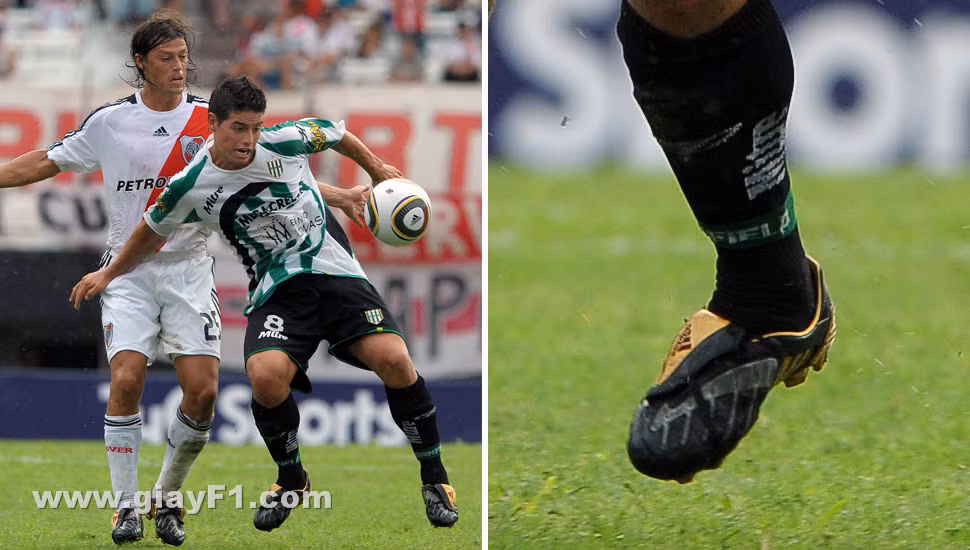 Năm 2010 James chuyển tới thi đấu cho câu lạc bộ Banfield thuộc giải đấu vô địch quốc gia Argentina và tại đây anh đã đổi sang mẫu giày đá bóng Adidas Predator Powerswerve mới. Cùng với nó, James đã cùng câu lạc bộ của mình lần đầu tiên giành danh hiệu tại giải đấu này và lọt vào mắt xanh nhà tuyển trạch của các câu lạc bộ bóng đá hàng đầu châu Âu.