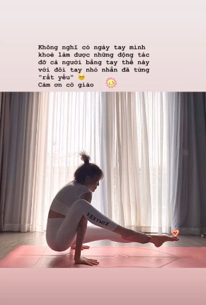 Thế nhưng, thay vì tìm đến các bài tập bụng, nữ ca sĩ "Triệu Lý Do" lại chọn phương pháp chạy bộ để đốt cháy mỡ bụng dư thừa.