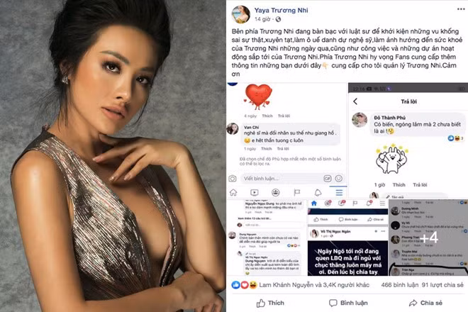 Yaya Trương Nhi thậm chí đăng đàn tuyên bố sẽ khởi kiện Ngân 98 cũng như những dân mạng chỉ trích, tung tin sai sự thật về cô trong suốt những ngày qua.