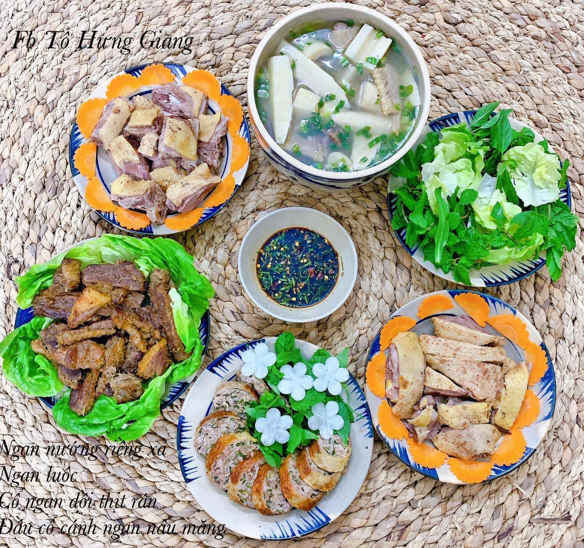 Mâm này phải 6 người ăn