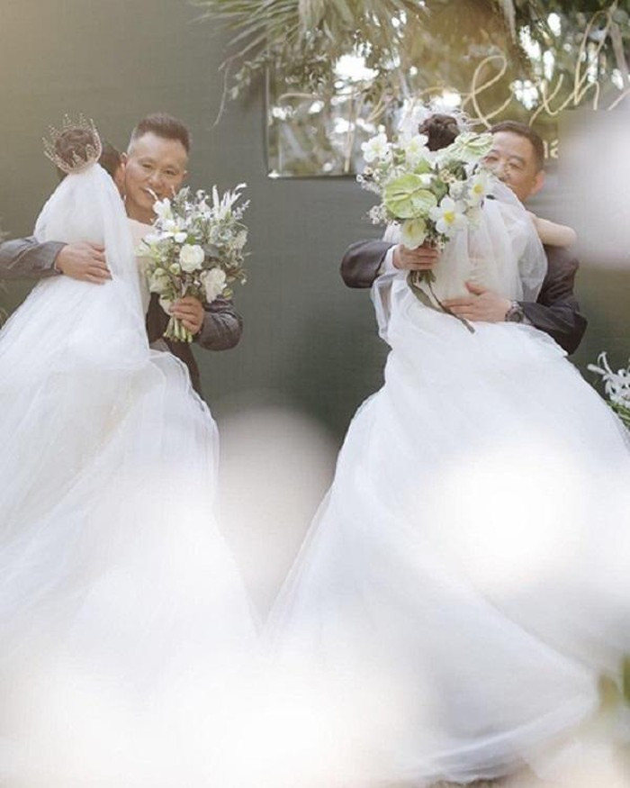 Hai cô gái vô cùng xinh đẹp, rạng rỡ trong trang phục áo cưới, được hai ông bố nắm chặt tay dắt vào lễ đường, hình ảnh này đã gây xúc động mạnh với nhiều người. Cô nàng Thủy Nguyệt sau đó cũng chia sẻ trên trang cá nhân rằng: "Chúng tôi đã ở bên nhau được 771 ngày tồi. Tôi đã cầu hôn và được cô ấy đồng ý nên đám cưới ngày hôm nay mới diễn ra. Mọi thứ cứ như một giấc mơ vậy, chúng tôi thật may mắn và hạnh phúc. Đây chưa phải là kết quả cuối cùng cho chuyện tình này, con đường ở phía trước còn rất dài. Tôi mong mình và người thương đủ can đảm và tình yêu để bước tiếp".