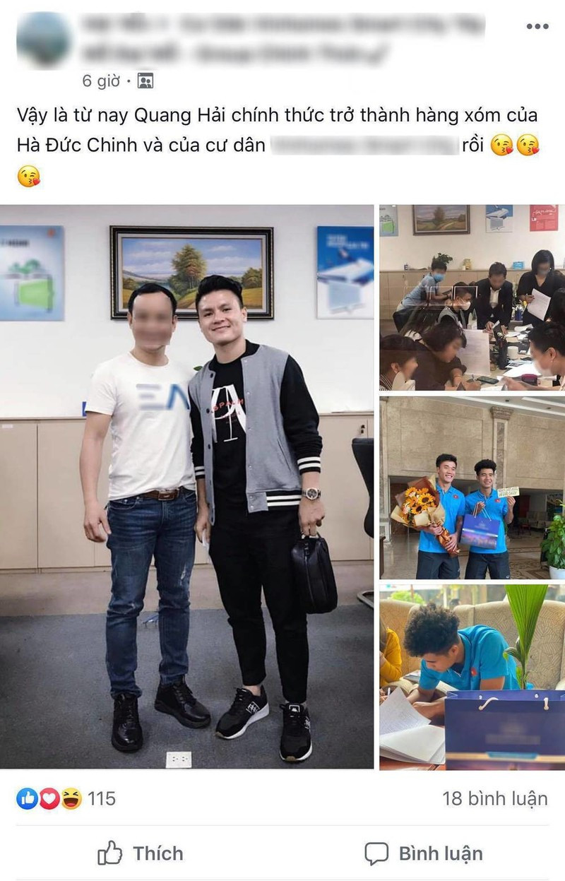 Mới đây trên mạng xã hội, thông tin Quang Hải sắm nhà tiền tỷ xuất hiện thu hút sự quan tâm của người hâm mộ. Đây là thông tin rất vui bởi sau một thời gian dài cống hiến, nam cầu thủ cuối cùng cũng tự thưởng cho bản thân một món quà xứng đáng.