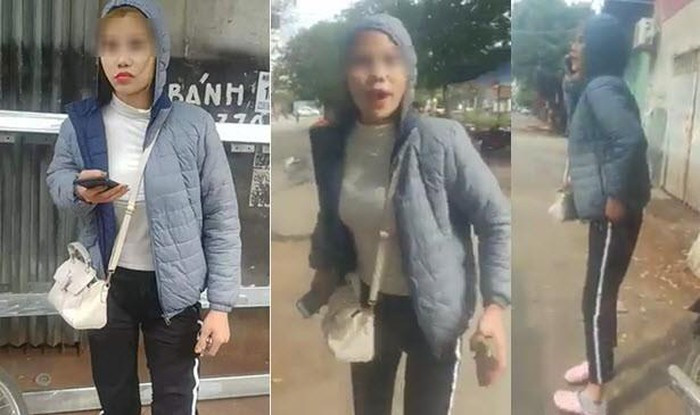 Di xe om quyt tien, hot girl doa danh, dap vo dien thoai cua tai xe