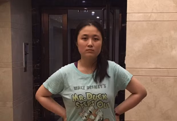 Ban đầu, Mai Kỳ có cân nặng lên tới 89kg, bằng nỗ lực luyện tập cũng như ăn uống khoa học, cô gầy xuống chỉ còn 50kg.