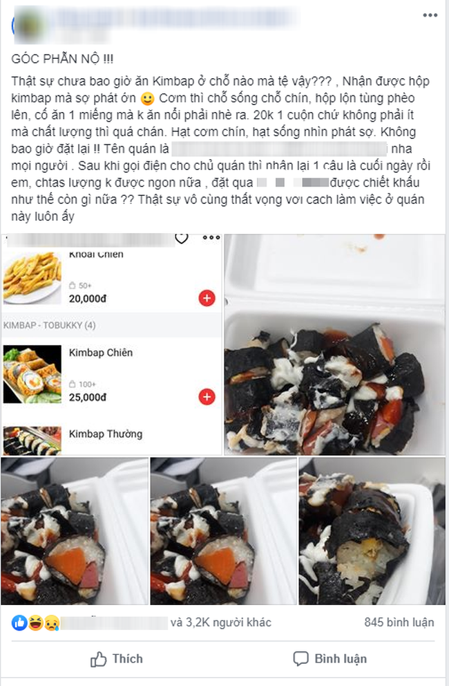 Mua kimbap qua mang, co gai tre chan chang buon an