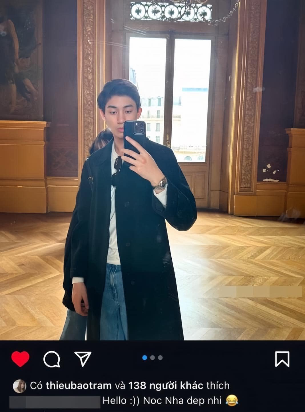 Thiều Bảo Trâm vướng tin có bạn trai mới vào hồi cuối tháng 3 vừa qua. Tình tin đồn của Thiều Bảo Trâm sinh năm 2004, kém nữ ca sĩ 10 tuổi và đang học đại học ở Pháp.