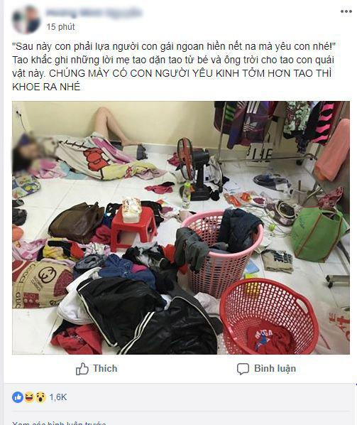 Câu chuyện người yêu ở bẩn trước đây cũng đã có những trường hợp khác khiến mạng xã hội xôn xao. Một chàng trai đã từng đăng lên 1 hội nhóm facebook hình ảnh căn phòng của cô người yêu với dòng trang thái bày tỏ sự bức xúc khó chịu: "Sau này con phải lựa chọn người con gái ngoan hiền nết na mà yêu con nhé. Tao khắc ghi những lời mẹ dặn tao từ bé và ông trời cho tao con quái vật này".