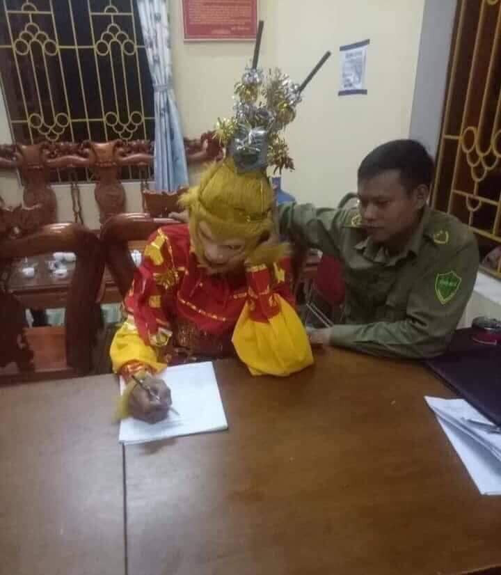 Tôn Ngộ Không cũng viết tường trình như thường thôi.