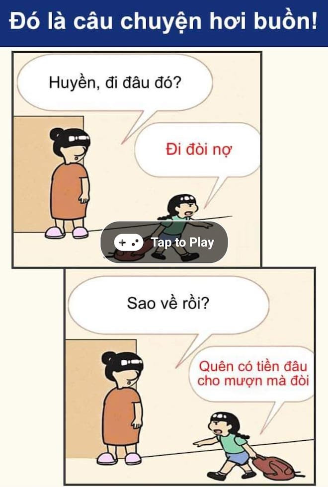 Không có tiền cho ai mượn nhưng vẫn đi đòi nợ. Nghe vô lý nhưng lại vô lý thật.