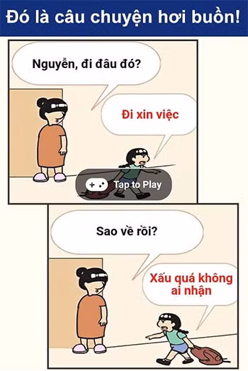 Vừa đi xin việc đã bị đuổi về lập tức vì...quá xấu. Không biết công việc là gì mà lại yêu cầu ngoại hình thế này?