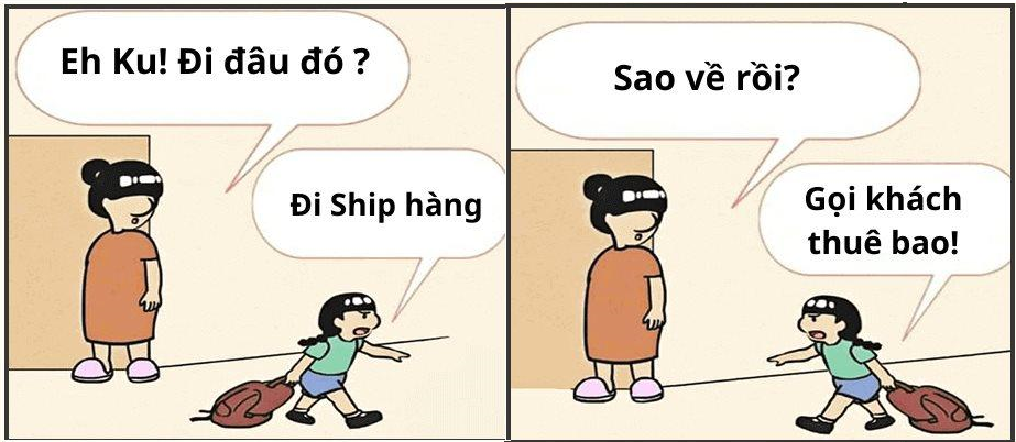 Nỗi khổ của nghề shipper, ăn mặc tử tế, xếp hàng vào giỏi hồ hởi đi ship nhưng khách lại toàn bùng hàng với thuê bao.