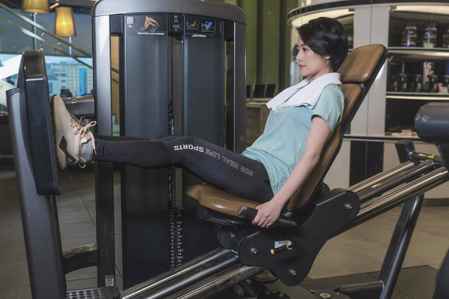 Hiện tại, nữ MC này đã có thân hình thon gọn hơn sau khi có chế độ tập luyện nghiêm khắc dù chỉ trong một thời gian ngắn.